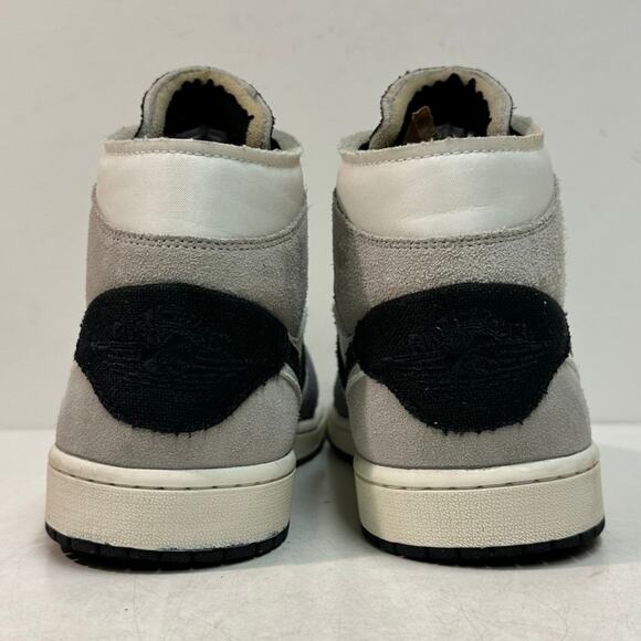 VGUC Nike Air Jordan 1 Mid SE Craft Black/Light Graphite/Sail/Cement Grey 14 - Picture 6 of 11